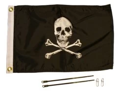 Jolly Roger Flag Kit, 12'' X 18''