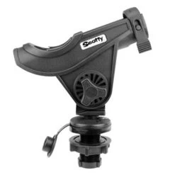 Scotty Bait Caster With Compact Threaded Deck Mount